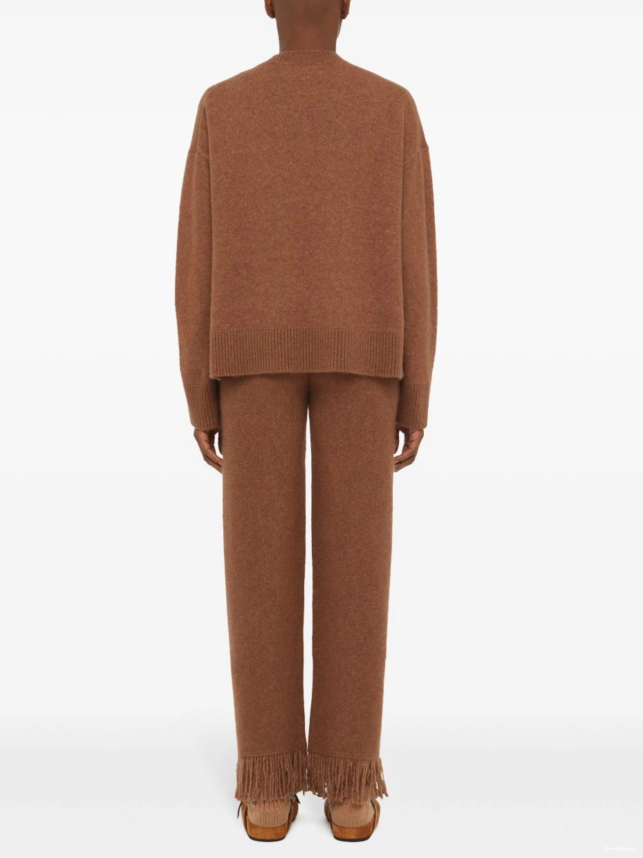 Cheap Alanui jumper cashmere-blend Women ribbed-edge 0730